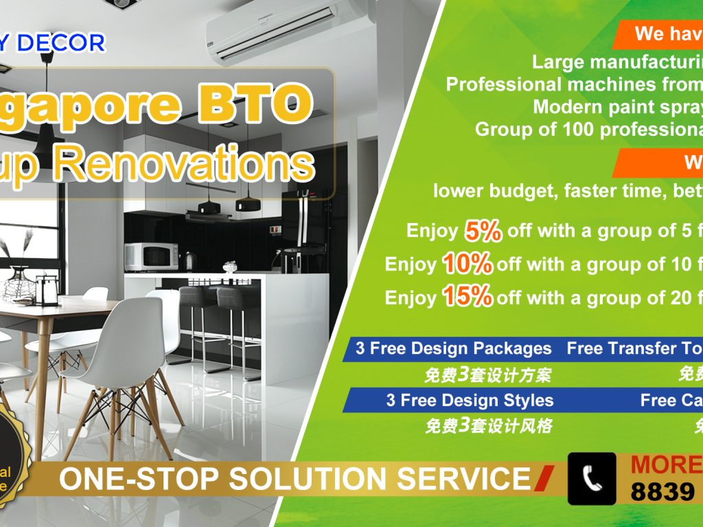 BTO renovation package in Singapore
