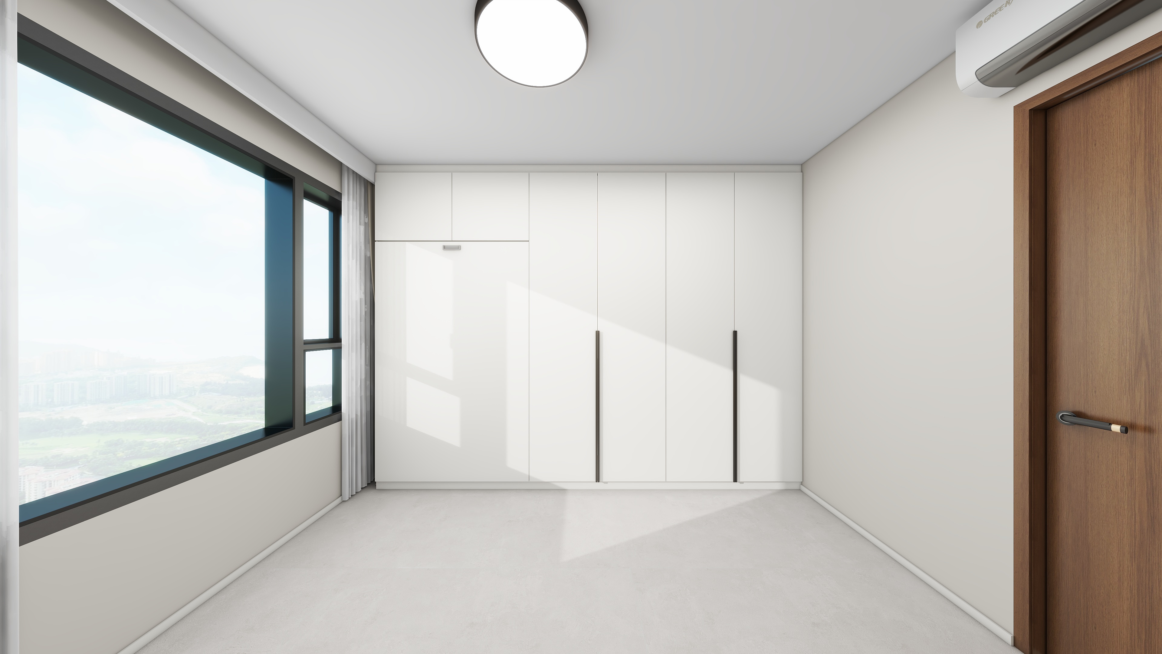 Canberra Vista 93 B Bedroom 2 Space Saving Beds with Casement Wardrobe 11.5 feet
