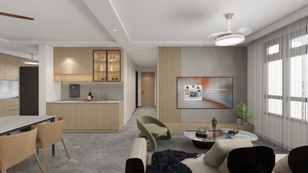 Tampines GreenEmerald 113 B LIVING ROOM 7