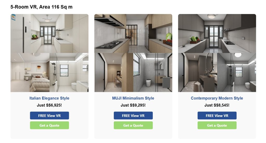 Yishun Boardwalk 5rooms quotation