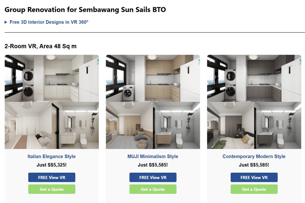 sunsails 2rooms quotation