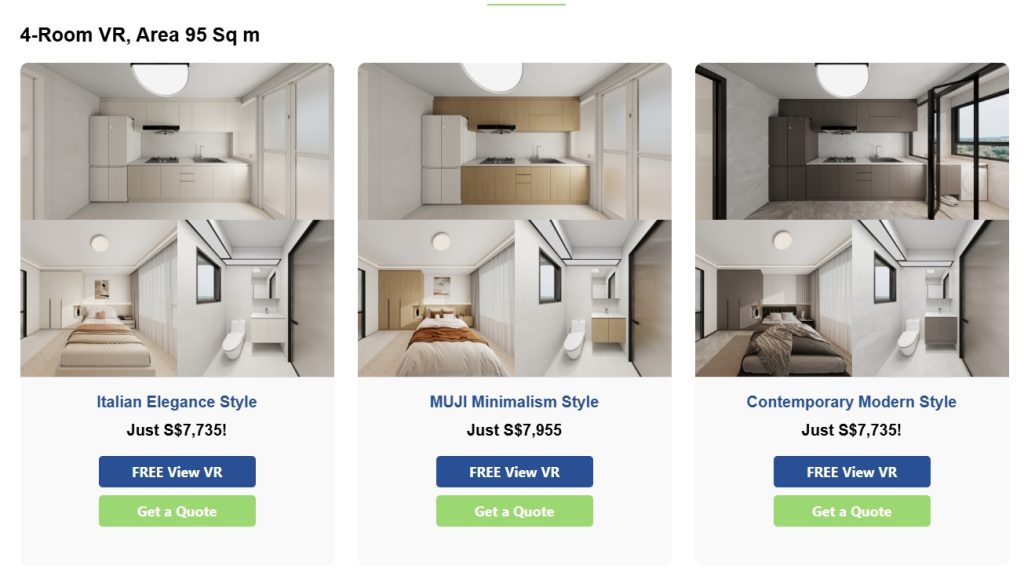 sunsails 4rooms quotation