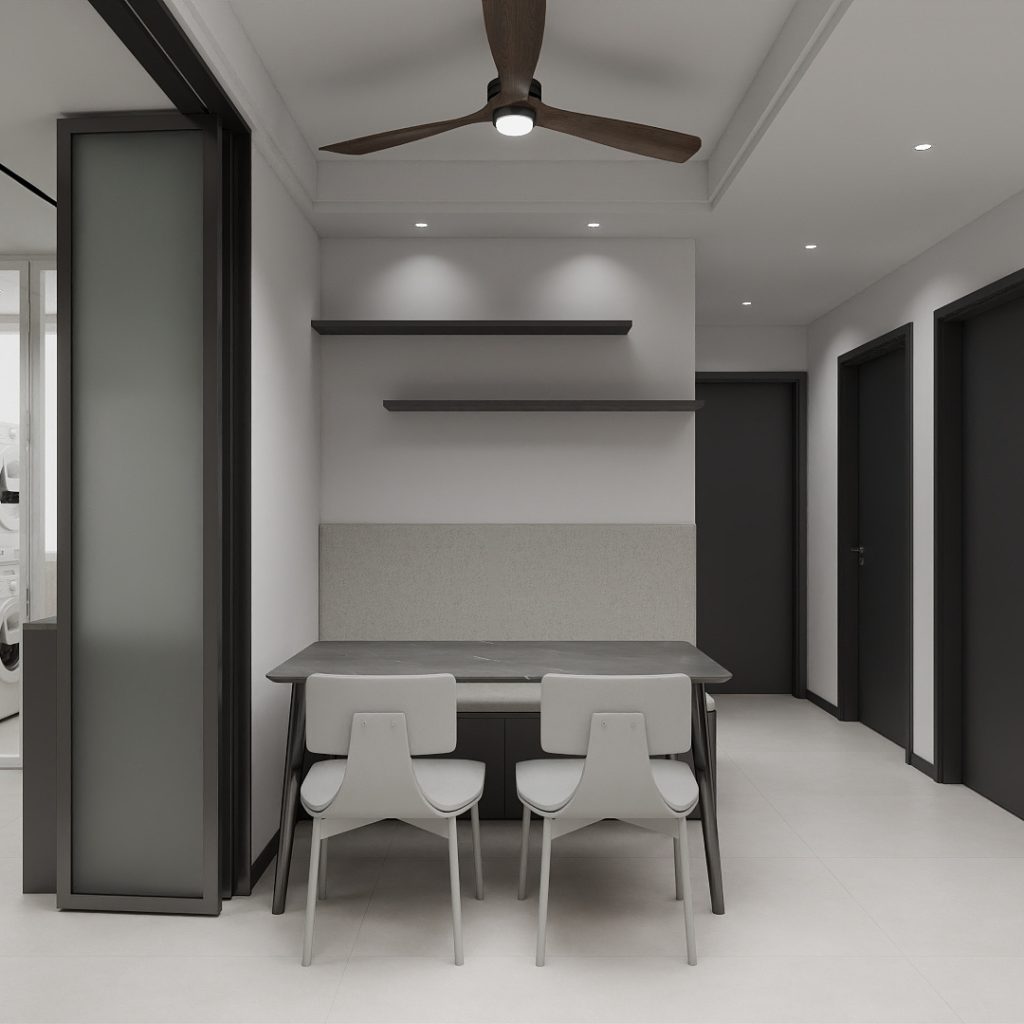 Kitchen Aluminium Frame Folding Glass Door