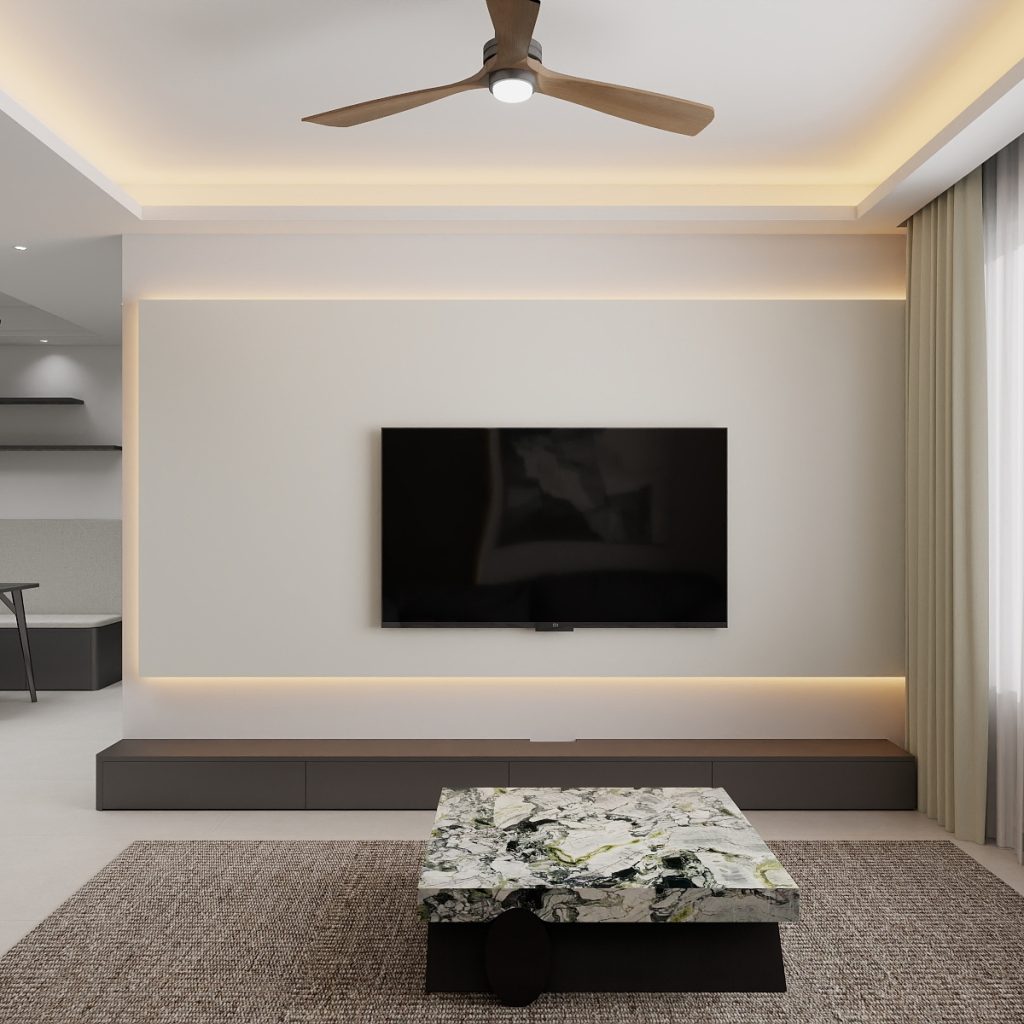 Living Room Floor-Standing Tv Console