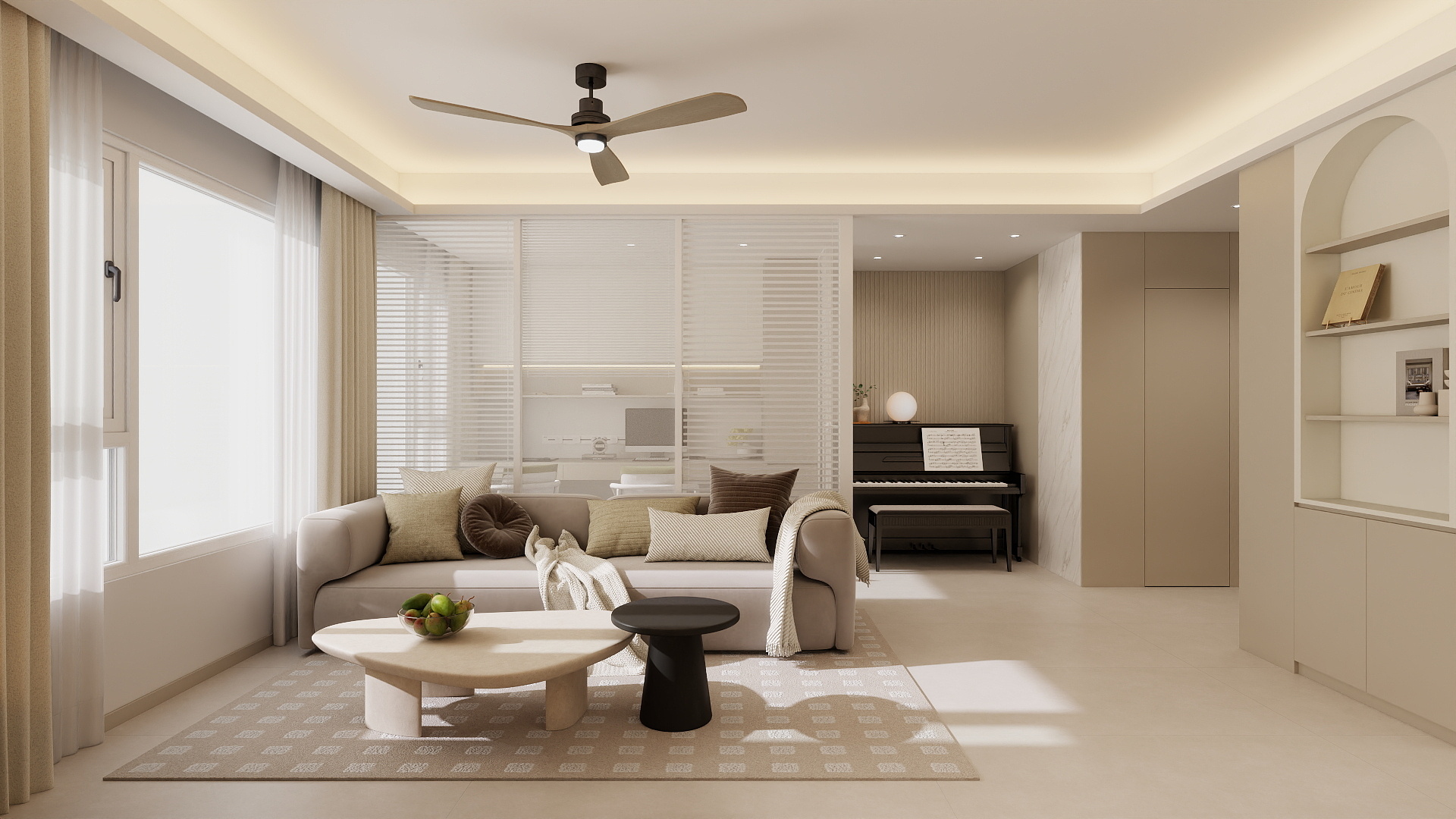 Cream Minimalist style