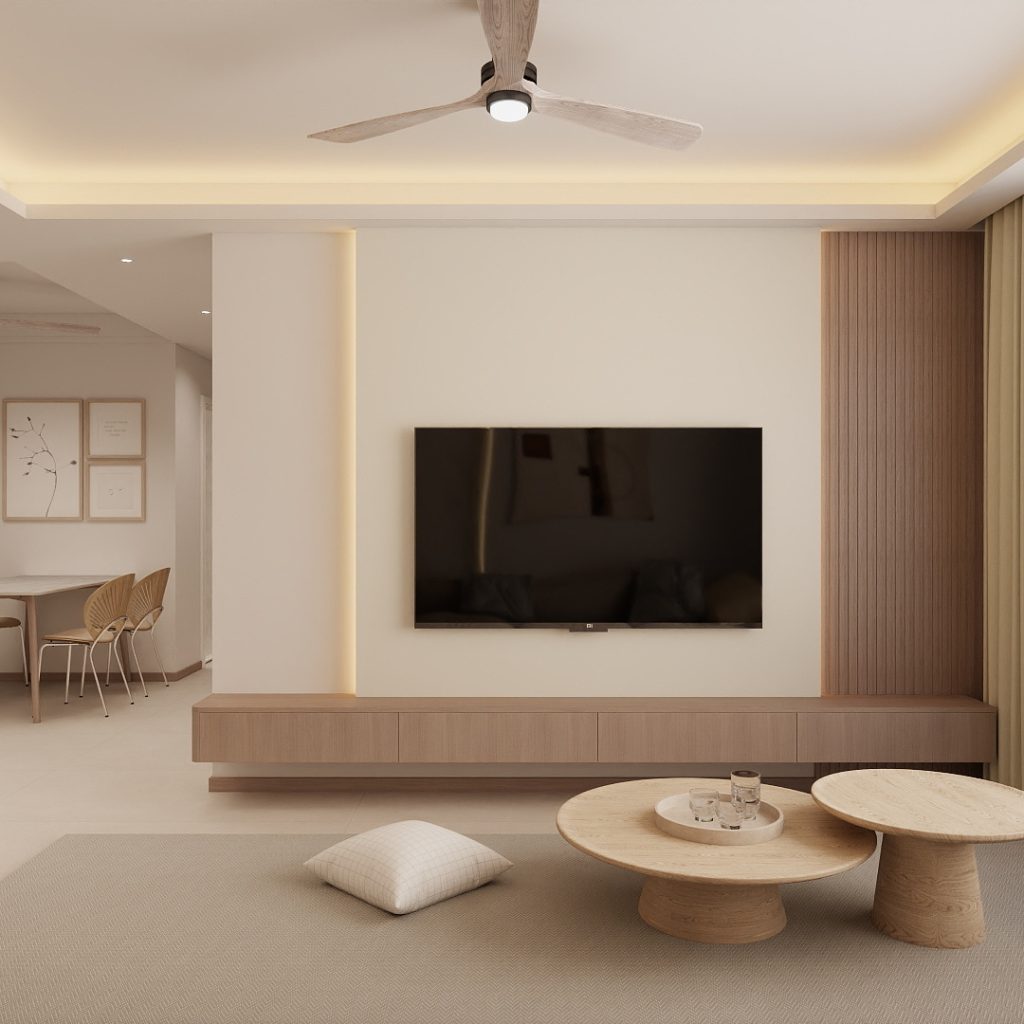 Living Room Floor-Standing Tv Console