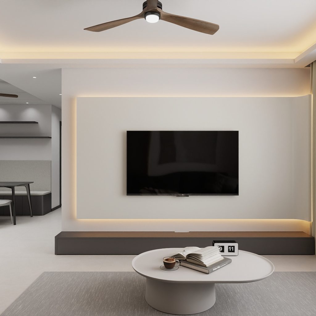 Living Room Floor-Standing Tv Console