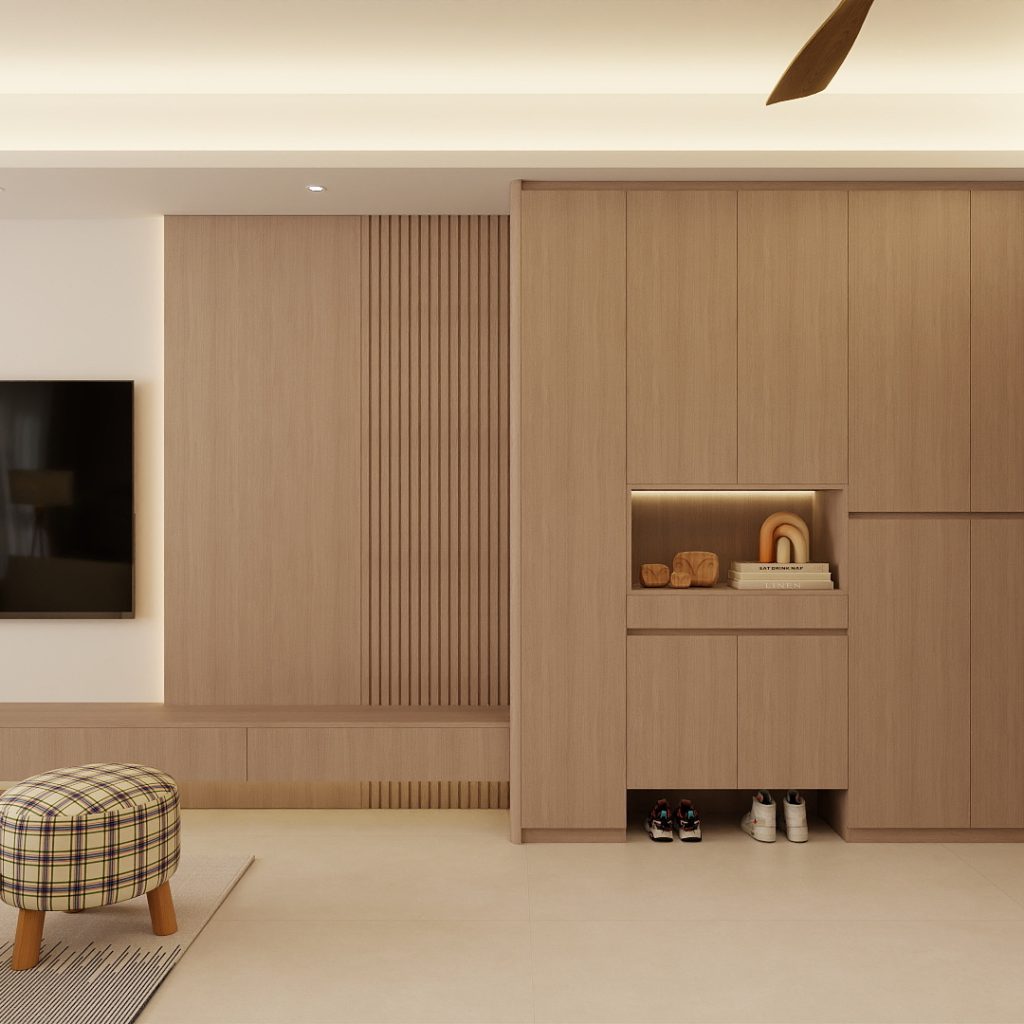 Foyer Full Height Storage Cabinet