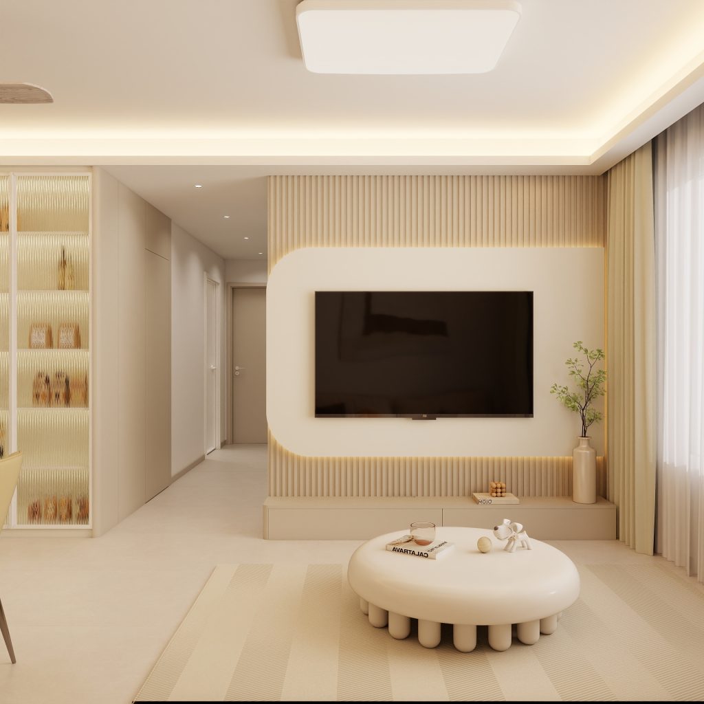 Living Room Floor-Standing Tv Console