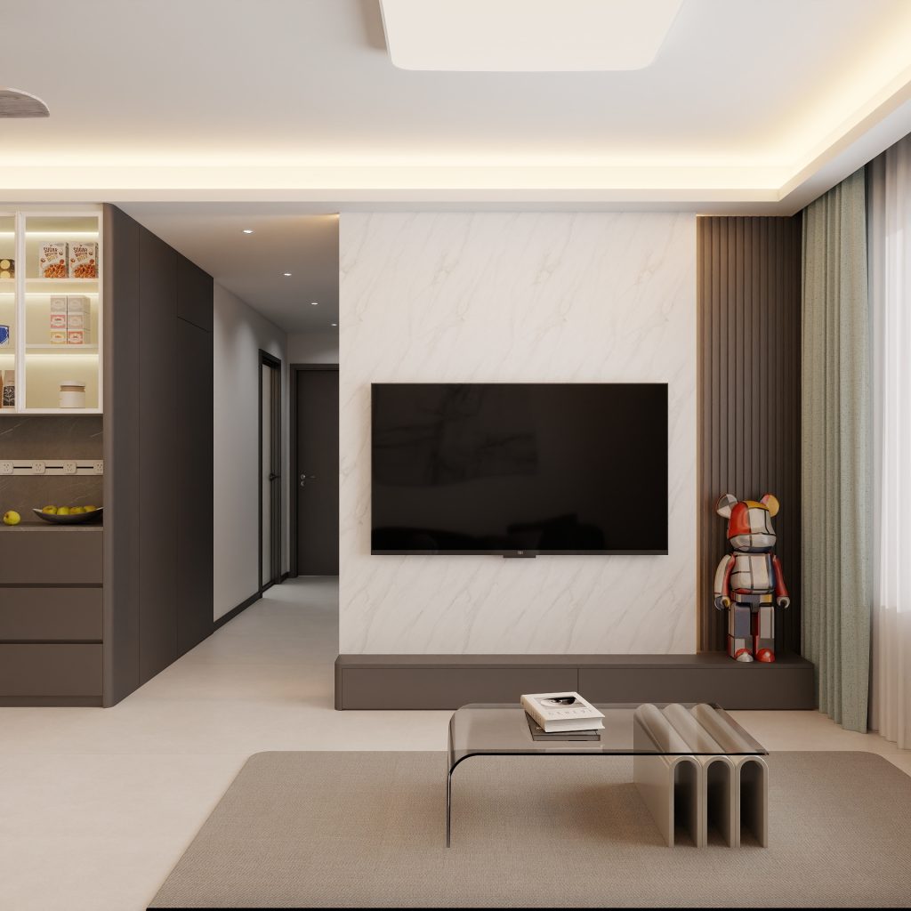 Living Room Floor-Standing Tv Console