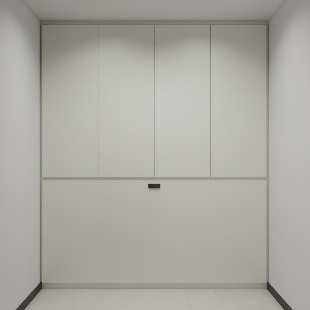 Bomb Shelter Full Height Space Saving Beds with Storage Cabinet